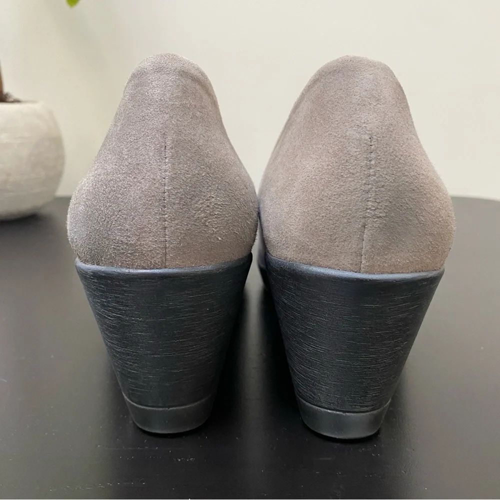 Dansko Rosalind Women's Grey Suede Wedge Shoes EU Size 40